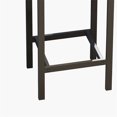 thumbnail image 7 of 4-Piece Counter Height Bar Table and Chairs Set, Modern Kitchen Dining Table Set with 3 Padded Stools, Metal Extra Long Console Bar Set for Breakfast Nook Small Places, Easy Assembly, Gray, 7 of 7