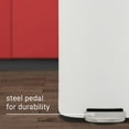 thumbnail image 3 of happimess Curtis 8-Gallon Step-Open Trash Can, Cotton White, HPM1011C, 3 of 10