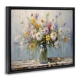 thumbnail image 3 of Stupell Industries Cottage Wildflower Bouquet in Jar Black Floating Frame Canvas Art, 21 x 17, by Franklyn Gregory, 3 of 8