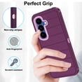 thumbnail image 4 of Asuwish Compatible with Samsung Galaxy S26 Plus S26+ 5G Phone Case Hybrid Rugged Shockproof Hard Protective Drop Proof Full Body Heavy Duty Mobile Cell Cover for S26plus 26S S 26 26+ Women Men Purple, 4 of 6
