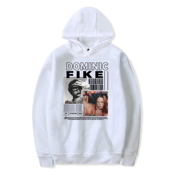 Dominic Fike Hoodie Sunburn style Merch women's men's fashionable casual long sleeved hooded streetwear