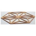 thumbnail image 4 of Ekena Millwork 15 3/8"W x 17 3/4"H x 1/4"T Medium Hampton Decorative Fretwork Wood Wall Panels, Alder, 4 of 18