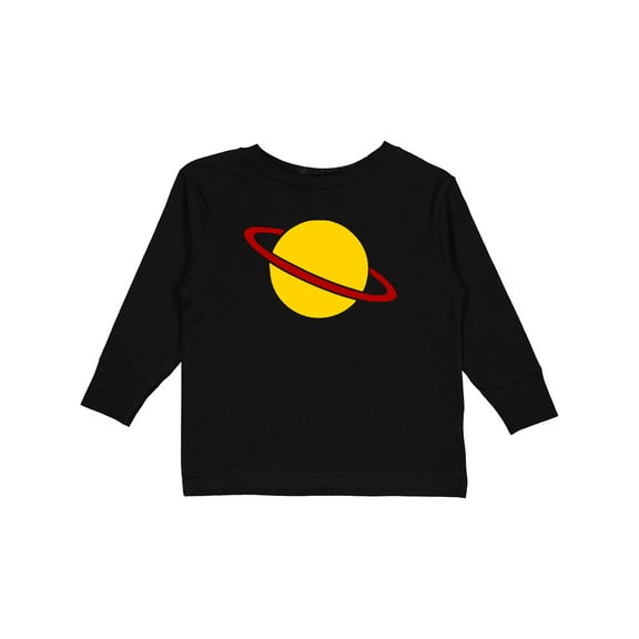 Inktastic Cute Saturn Boys or Girls Long Sleeve Toddler T-Shirt