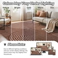 thumbnail image 6 of VUNATE 10'x12' Area Rugs for Living Room Jacquard Textured Modern Rugs Soft Geometric Rug for Bedroom Mid Century Washable Rug Non-Slip Bohemian Carpet Perfect for Dining Room Office, 6 of 6