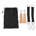 thumbnail image 2 of Pull Up Handles Grips, 1 Pair Muscle Building Wooden Pull Up Grips  For Workout For Gym, 2 of 8