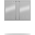 thumbnail image 1 of Stainless Steel Outdoor Cupboard Door with Recessed Handle, Double Access Cabinet Door, 1 of 1