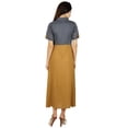 thumbnail image 5 of Bimba Womens Long Shirt Dress With Collar Full Length Casual Maxi Dresses, 5 of 8