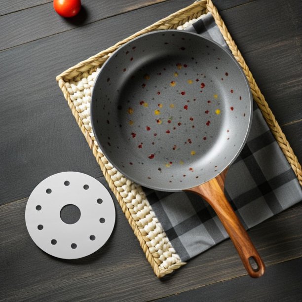 unbranded Adaptadora De Inducción De Acero Para Cocina Uso Doméstico Color Plateado