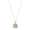 Brilliance Love Knot 18k Gold Crystal Pendant and Earring Set