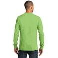 thumbnail image 2 of Port & Company Tall Long Sleeve Essential Tee-4XLT (Lime), 2 of 6