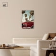thumbnail image 2 of Art Remedy Modern Tiger Art Canvas, 24" x 36", Silver Frame, Roaring Red Mustang, 2 of 7