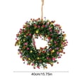 thumbnail image 3 of Inerposs Artificial Flower Wreath, Spring Summer Decorative Wreath, Front Door Home Decor, Wedding and Easter Decoration, Multi-functional Indoor Outdoor Decor, 3 of 6