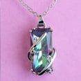 thumbnail image 2 of Exquisite Color Necklace Topaz Leaf Necklace, 2 of 4
