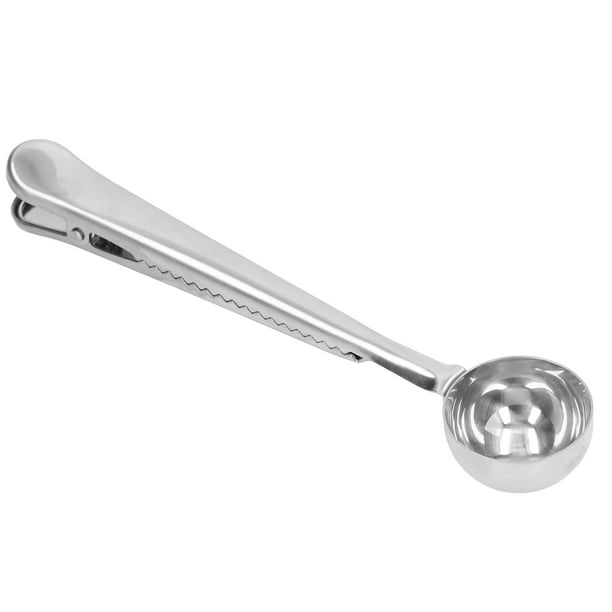 Cuchara medidora de café, clip de sellado para cucharas de café, soporte para cucharas de café, herramientas para beber café, respuesta rápida
