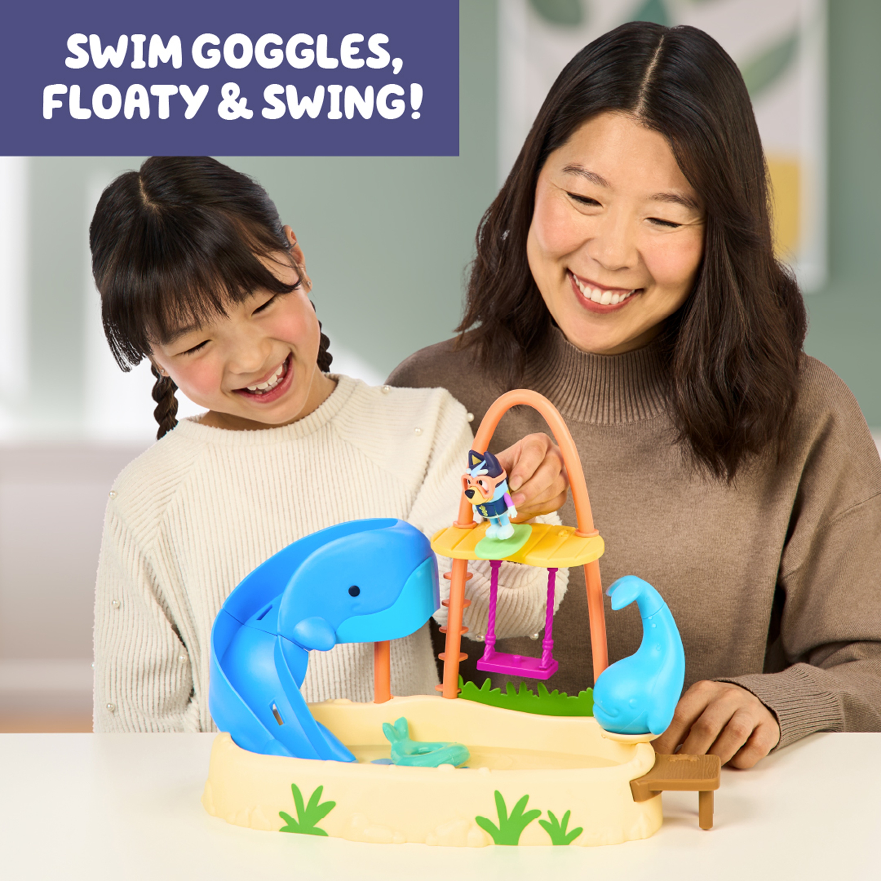 Bluey Whale Water Park Playset photo 2