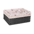 thumbnail image 2 of SPRING PARK Rattan Storage Basket, Rectangular Storage Basket，Natural and Decorative, Arts and Crafts, 2 of 3