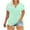 Mint Green, variant on Pejock Womens Short Sleeve Casual T-Shirts V Neck Tops Tee Loose Comfy Tunic Blouse Lightweight Plus Size Tops Yellow XL (US Size:10)