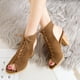 thumbnail image 5 of Sandalias de punta abierta transpirables de color puro a la moda, zapatillas ligeras, zapatos de mujer Wmkox8yii ytu11054, 5 of 8