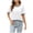 White, variant on Conairie Oversized T Shirts for Women Casual Loose Short Sleeve Crew Neck Shirt Solid Fashion Elegant Breathable Work Tee Pullover Outfits Black L