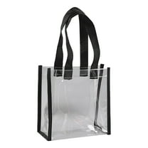Transparent Handbag Sewing Cosmetic Shopping Bag Jelly Bag for Organizing and Makeup Items
