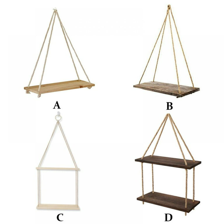 Hang a Rope Swing Shelf - Deeply Southern Home