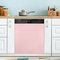 thumbnail image 5 of Coolnut Pink Solid Color Dishwasher Magnet Cover, Magnetic Refrigerator Panel Decal Wash Machine Front Door Decorative Cover for Home Kitchen Farmhouse Decor, 23"x 26", 5 of 6