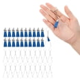 thumbnail image 2 of 20 piezas llavero acrílico en blanco con llaveros, llavero con borlas para manualidades, anillos de llavero, llavero acrílico anillos en blanco, Kit, 2 of 8