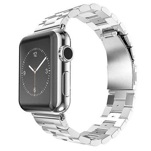 Stainless Steel Metal Link Strap For Apple Watch - 42mm - Silver ...