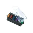 thumbnail image 1 of 12V-24V Car 6 Way Circuit Standard Blade Power Distribution Fuse Box Holder Distribution Block, 1 of 1
