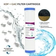 thumbnail image 2 of AF-1502 - GAC and 4 lb. KDF Replacement Filter Cartridge for Whole House Water Filtration Systems, 4.25 in. x 20 in., 2 of 4