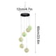 thumbnail image 3 of Comedero para colibríes con campanillas de viento para jardín y patio: comedero decorativo para pájaros de exterior con múltiples orificios de alimentación., 3 of 8
