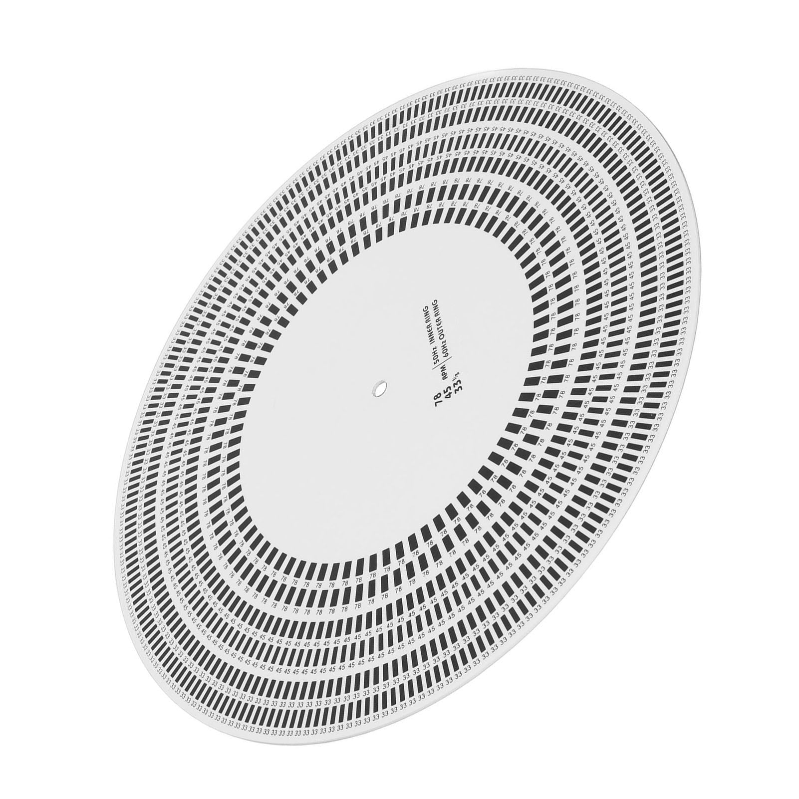 Stroboscope Disc, Practical Vinyl Turntables Calibration Disc