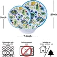 thumbnail image 2 of Cynnix 12 Piece Dinnerware Sets for 4,Melamine Plates and Bowls sets, Flower Pattern, 2 of 8