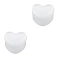 thumbnail image 3 of Guardoinrt Durable Boîte Résine Moule Moule Fleur Gâteau Moules - Forme Coeur 2Set, 3 of 6