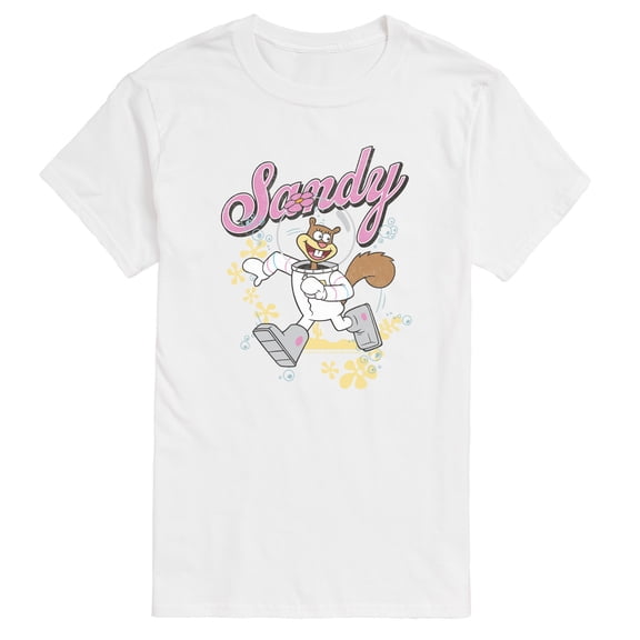 SpongeBob SquarePants - Sandy Squirrel Run - Men's Short Sleeve Graphic T-Shirt
