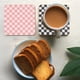thumbnail image 4 of 4 posavasos acrílicos para tazas, 4 colores, cuadrados, a cuadros, para bebidas, café, té y botellas., 4 of 7