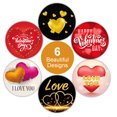 thumbnail image 3 of Braveheart 500Pcs/Roll Heart Stickers Round Label DIY Storage Bag Sealing Decoration Decal Baking Gift, 3 of 9