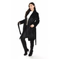 thumbnail image 2 of Abrigo de peluche sintético Roman Fashion Juvenil 24203 Negro M, 2 of 6