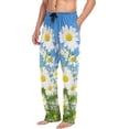 thumbnail image 5 of Spring Cute Flowers Ghost Pajama Pants, Men's Lounge Pants Light with Drawstring and Pockets, Christmas New Year Birthday Father's Day Gifts, Small, 5 of 7