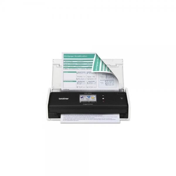 Brother ADS1500W Compact Color Desktop Scanner with Duplex and 