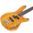 thumbnail image 4 of Zimtown 4-String Basswood Bass Guitar Yellow, 4 of 9