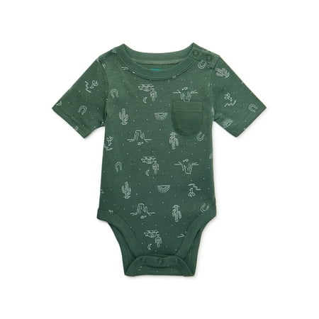 

Garanimals Baby Boy Short Sleeve Print Bodysuit Sizes 0-24 Months