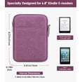 thumbnail image 2 of Moko Funda Kindle Funda Protectora De Nylon Compatible Con Kindle Paperwhite 2021 Fire 7 2022 Nuevo Kindle/Kids (11.A Generación) 2022 Kindle Oasis E-Reader Púrpura, 2 of 5