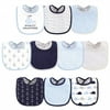 Hudson Baby Infant Boy Cotton and Polyester Bibs 10pk, Im Whaley Handsome, One Size