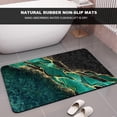 thumbnail image 5 of Diatomaceous Earth Bath Mat,Black and Green Gold Marble Non-Slip Volume Super Absorbent Fast Drying for Bathroom Kitchen Door mat,Eco-Friendly Easy to Clean 17×27.5Inch (43 * 70cm), 5 of 6