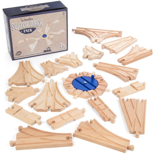 walmart wooden train set