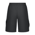 thumbnail image 6 of Hurxie Men's Hiking Cargo Shorts with Pockets Lightweight Outdoor Work Casual Shorts for Men Travel Fishing Gray,L, 6 of 6
