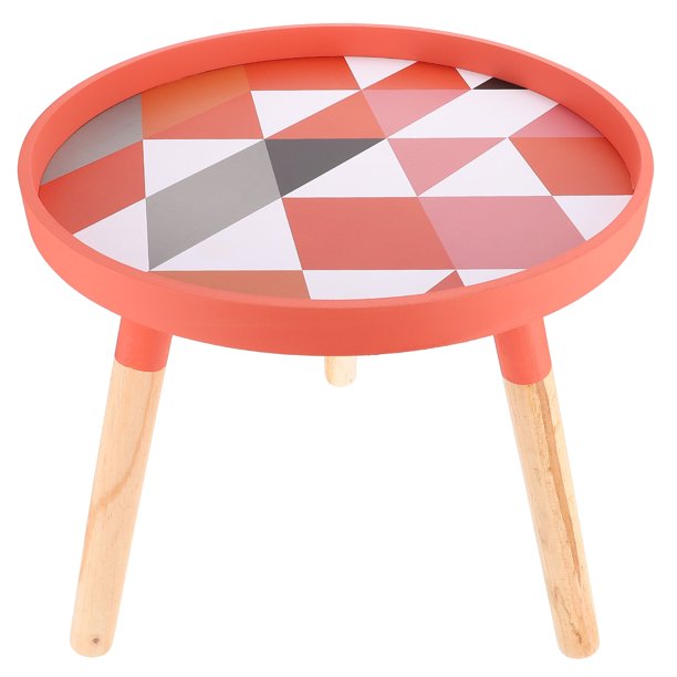 Decorative Wooden Side Table Mini Tea Table Bedroom Side Table ...