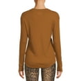 thumbnail image 4 of Time and Tru Women's Long Sleeve Thermal Top, 2-Pack, 4 of 5