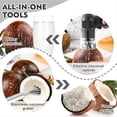thumbnail image 4 of Abridor de Cocos Automático, Juego de Herramientas para Abrir Cocos, Perforador de Cocos de Acero, Herramienta Eléctrica para Abrir Cocos., 4 of 8